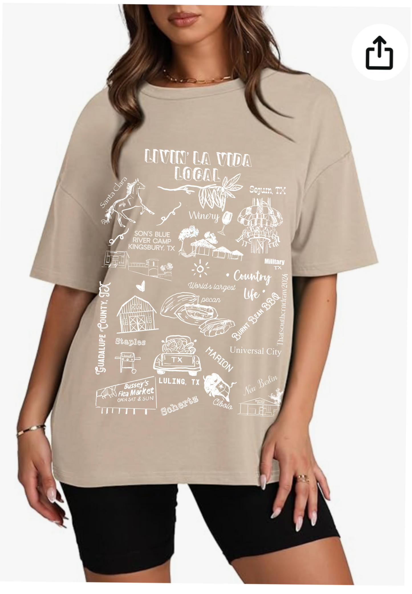 Guadalupe County Design Tee