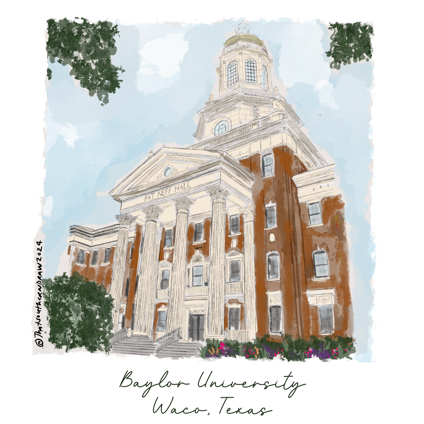 Baylor University Sticker