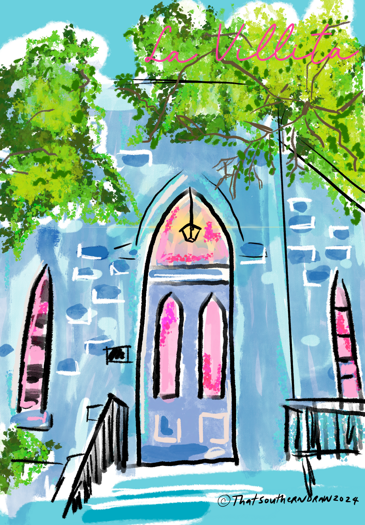 La villita church / bright