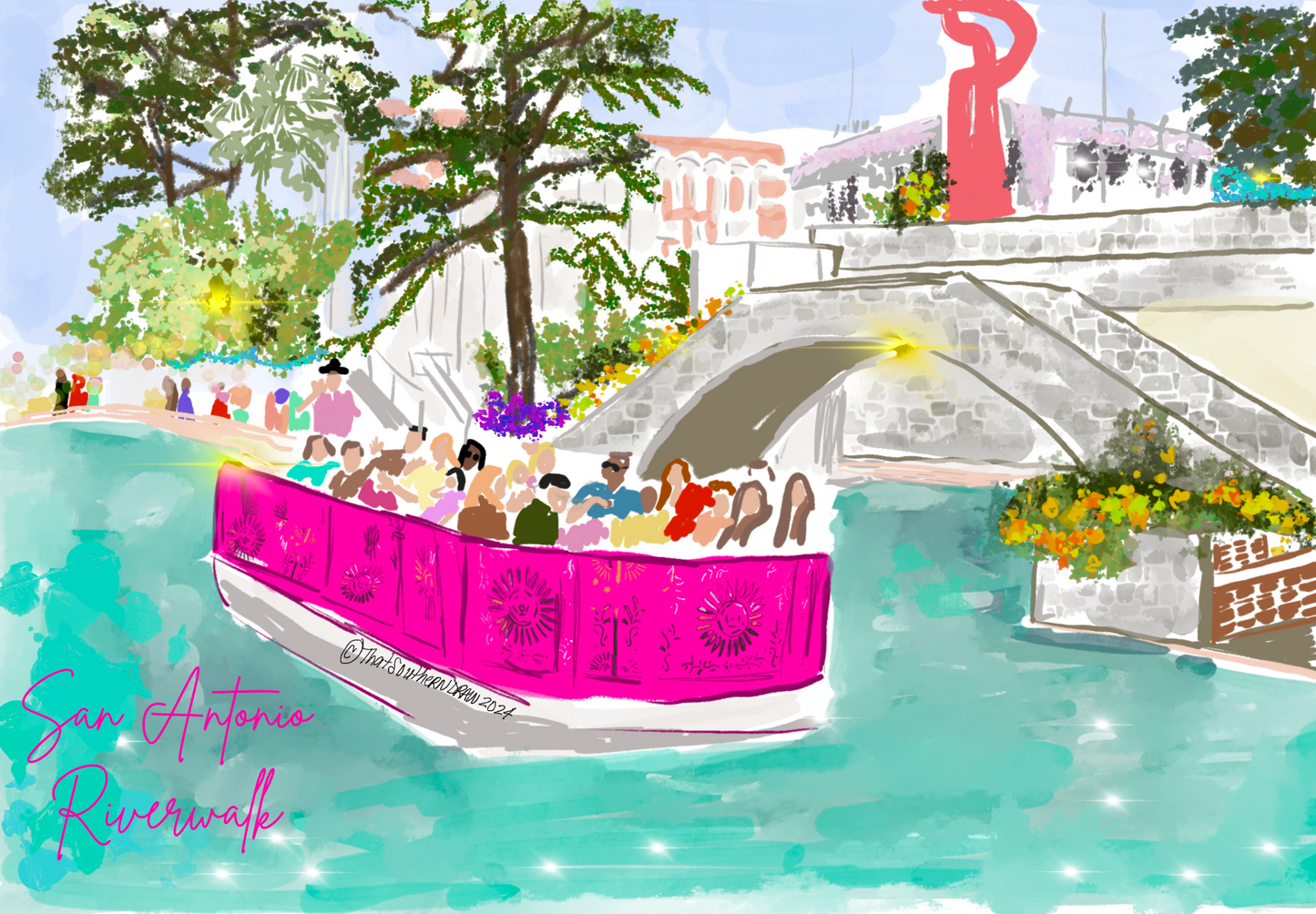 RIVERWALK Sticker