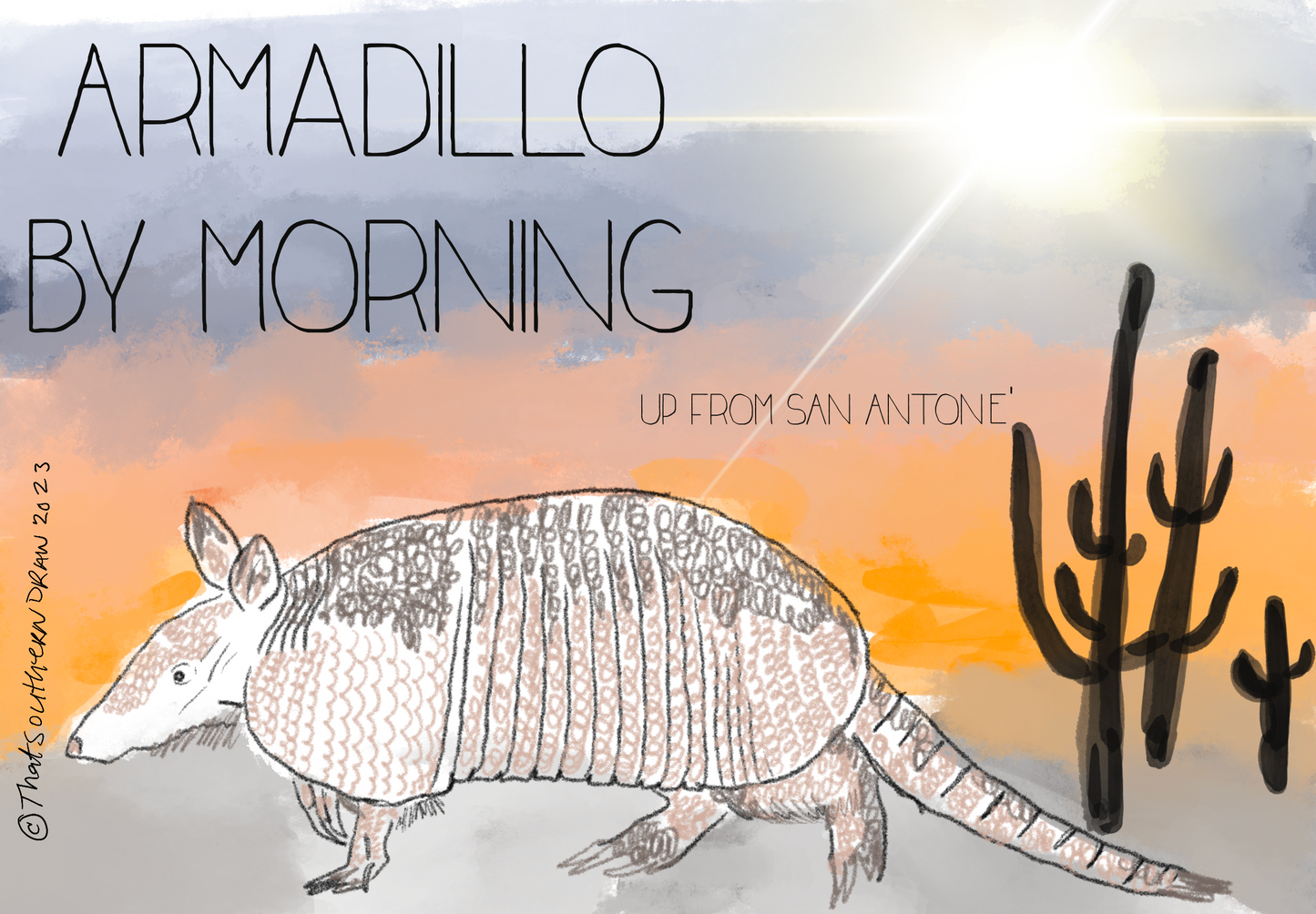 Armadillo by Morning