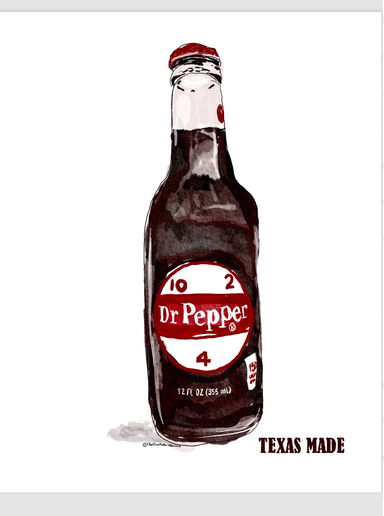 DR PEPPER PRINT