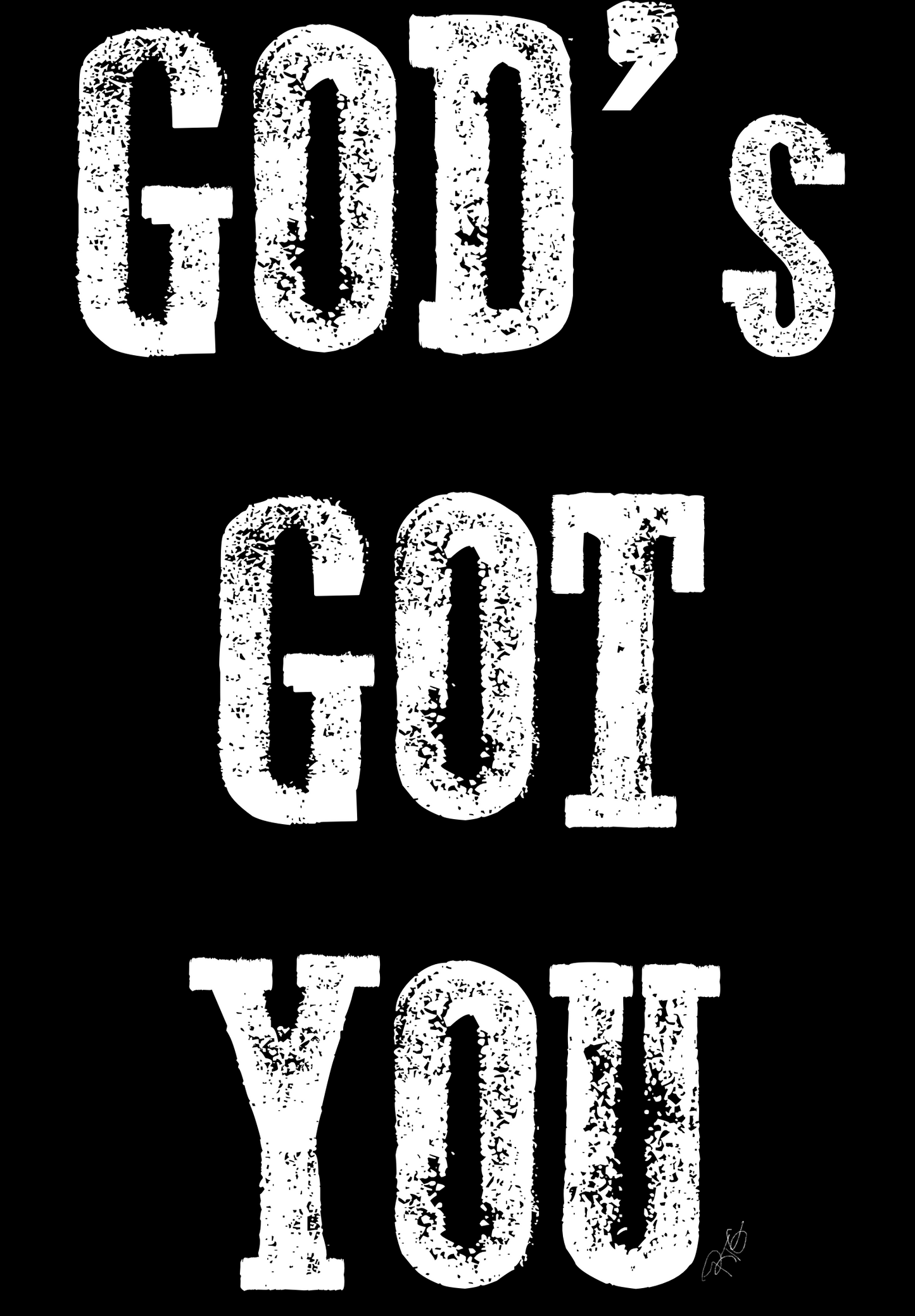 GODS GOT YOU Sticker