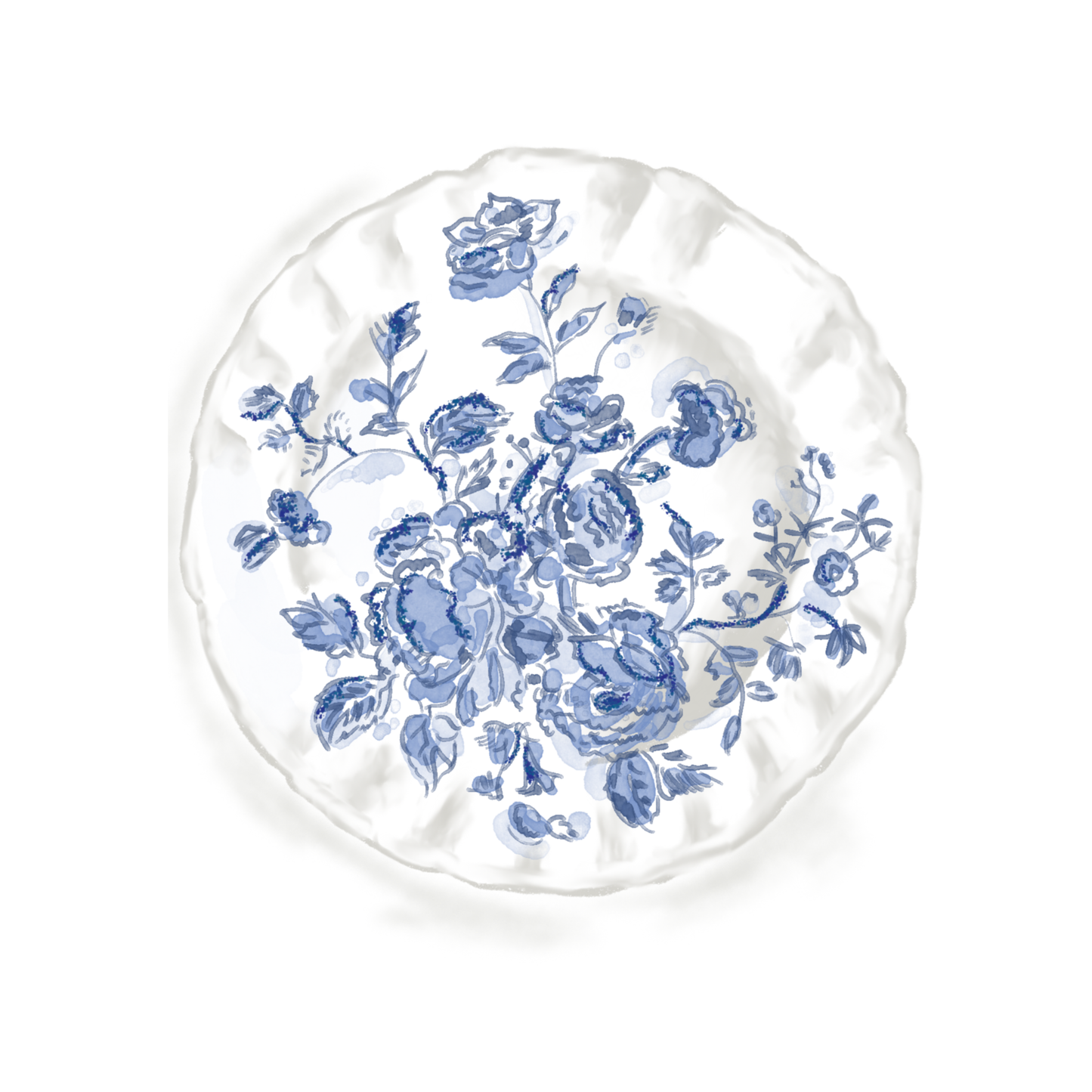 Floral Plate Design