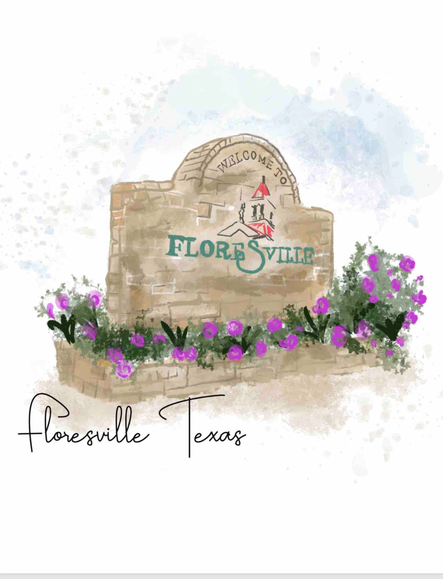 FLORESVILLE ENTRANCE PRINT