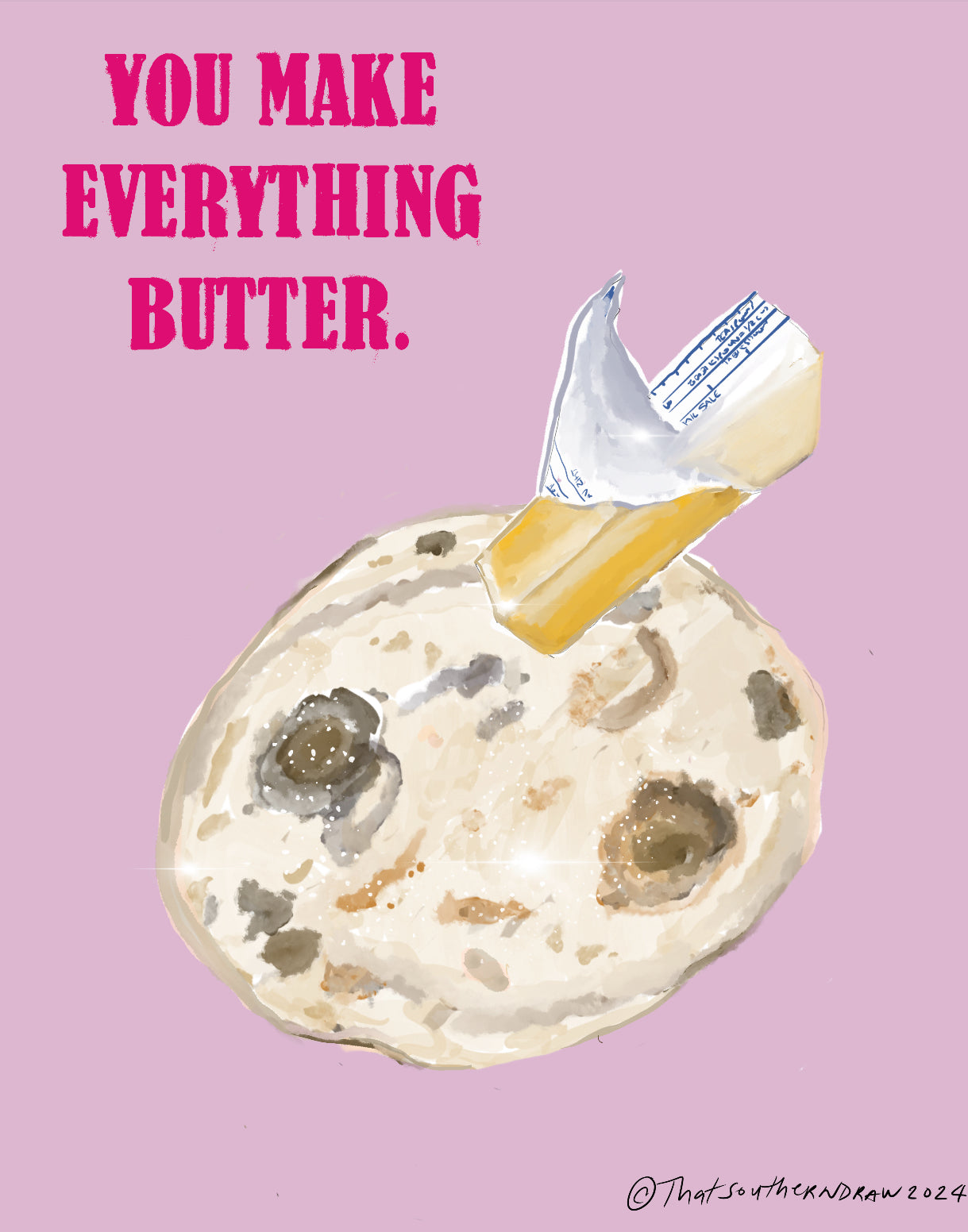 TORTILLA AND BUTTER PRINT