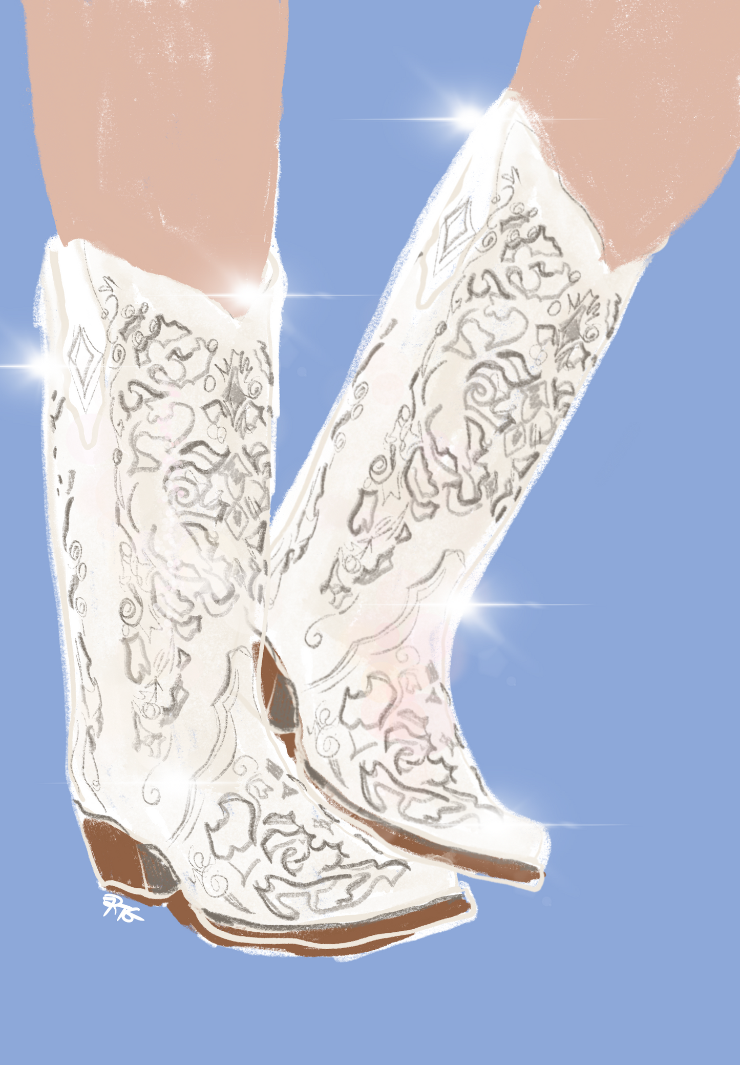 White boots