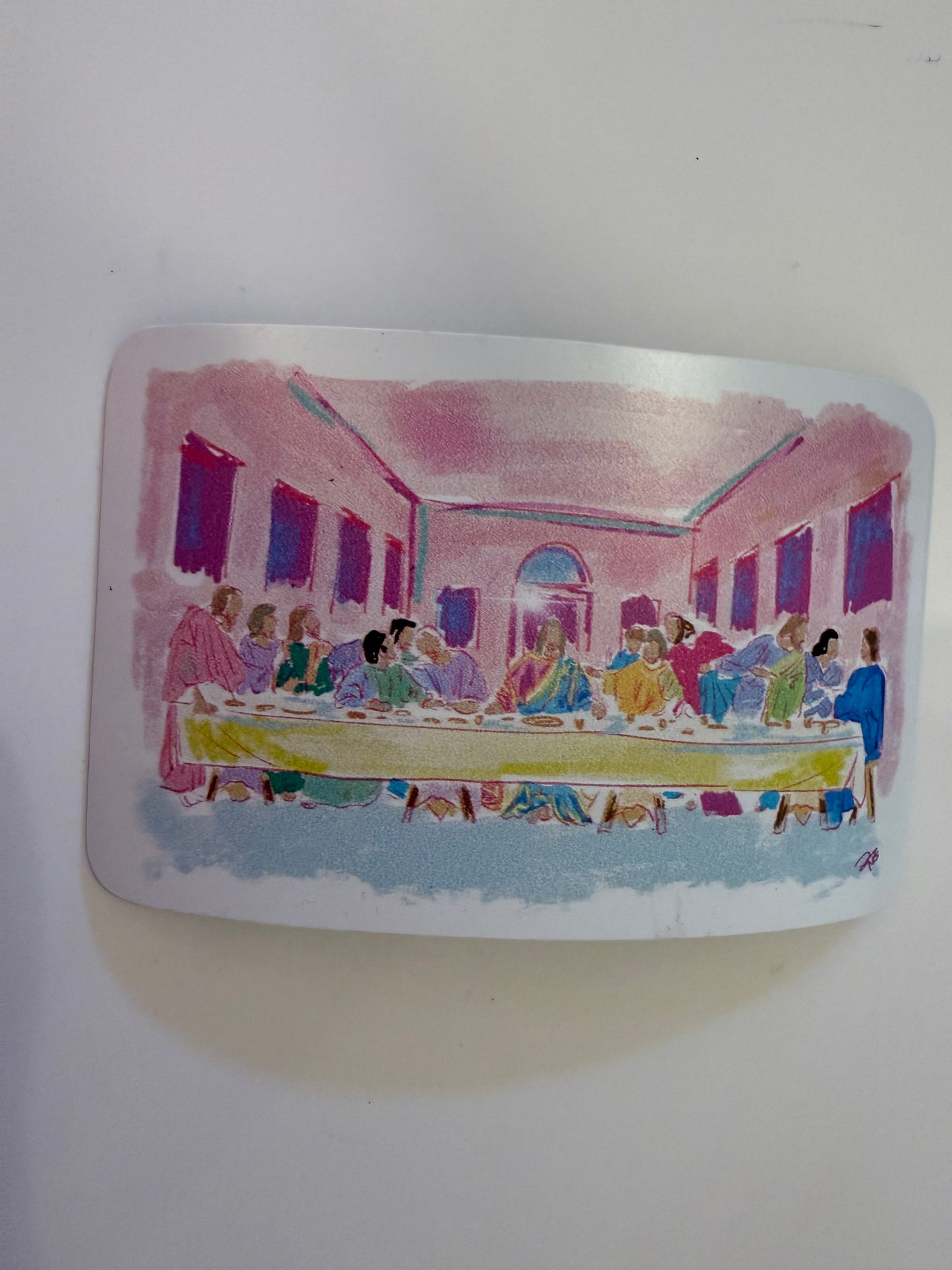 Last supper magnet 4 inch