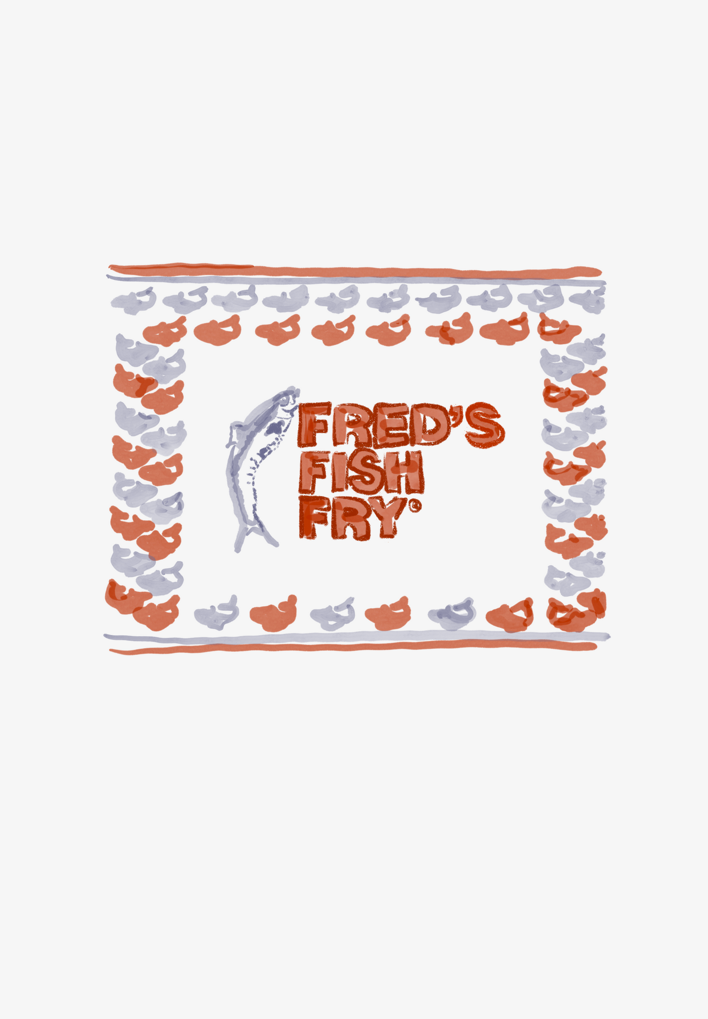Fred’s Fish Fry Sticker