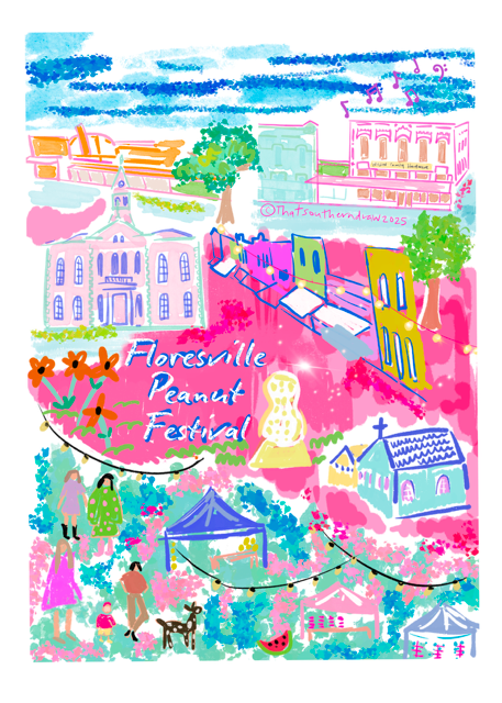 Floresville Peanut Festival Print (2025)