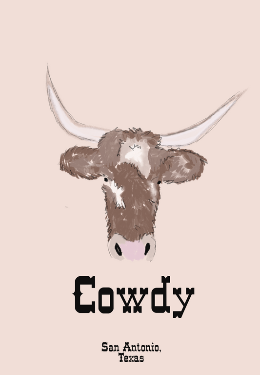 Cowdy sticker