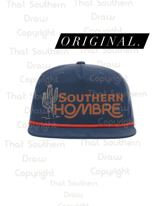 Southern Hombre- Blue w/Red Cap