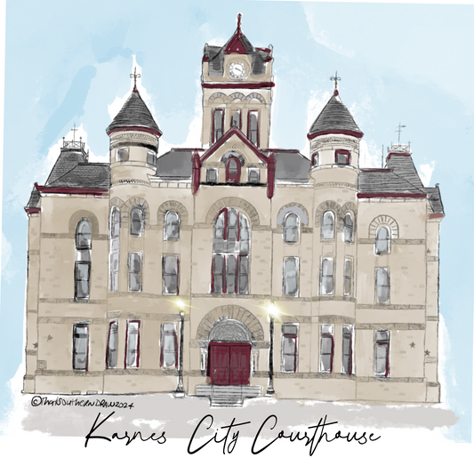 Karnes Courthouse Sticker