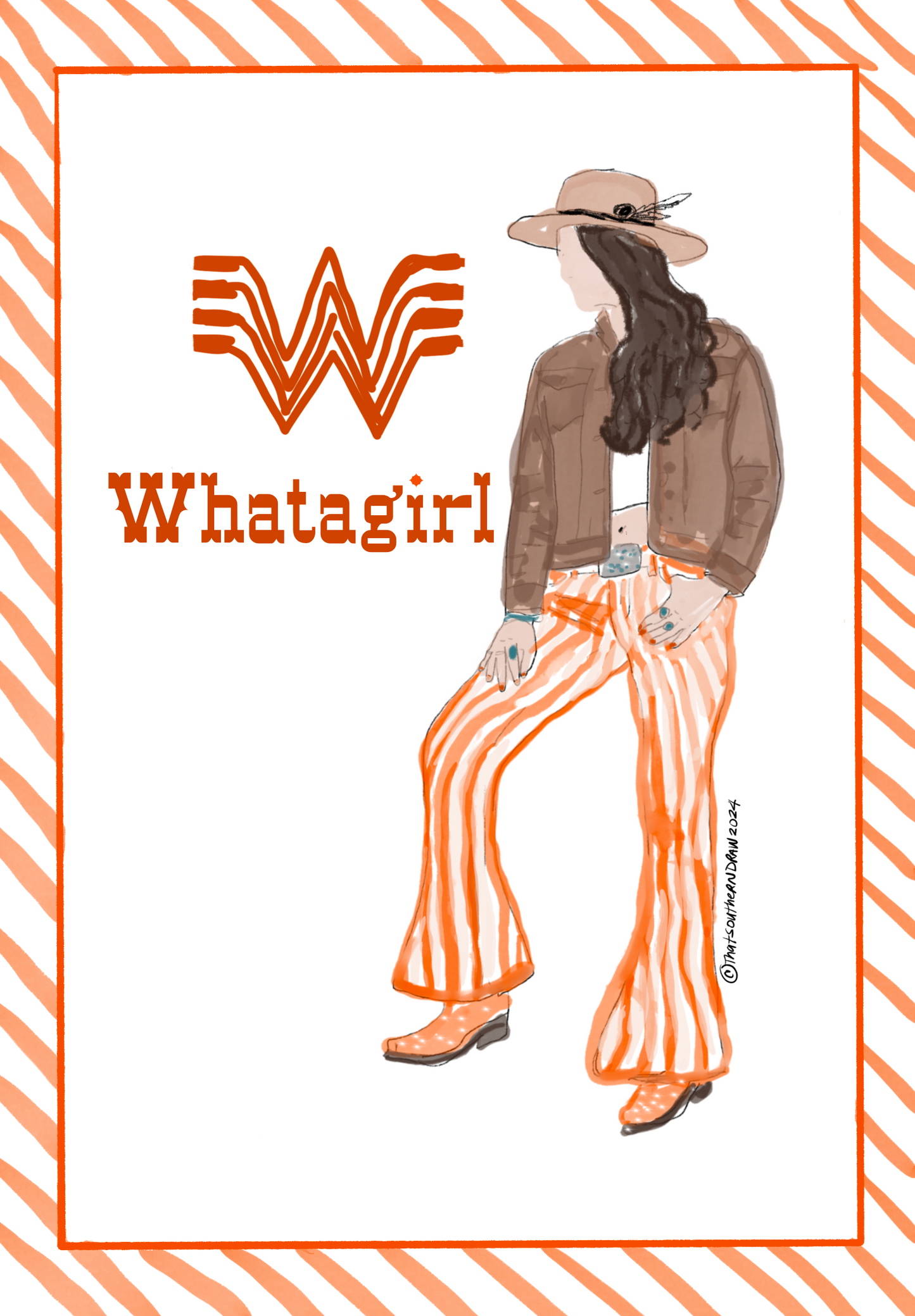 Whatagirl Sticker