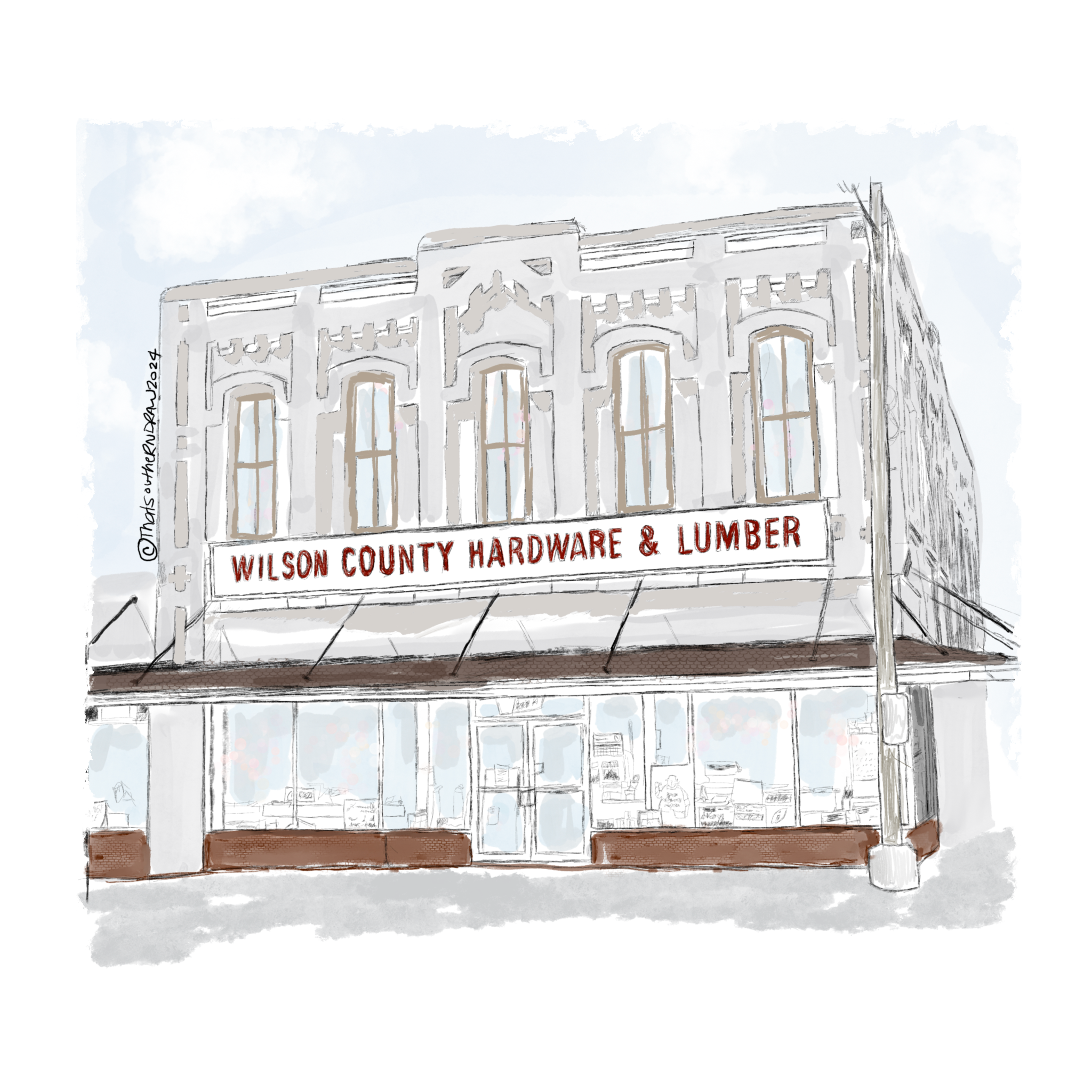 Wilson Hardware Sign WILSON HARDWARE – THAT SOUTHERN DRAW