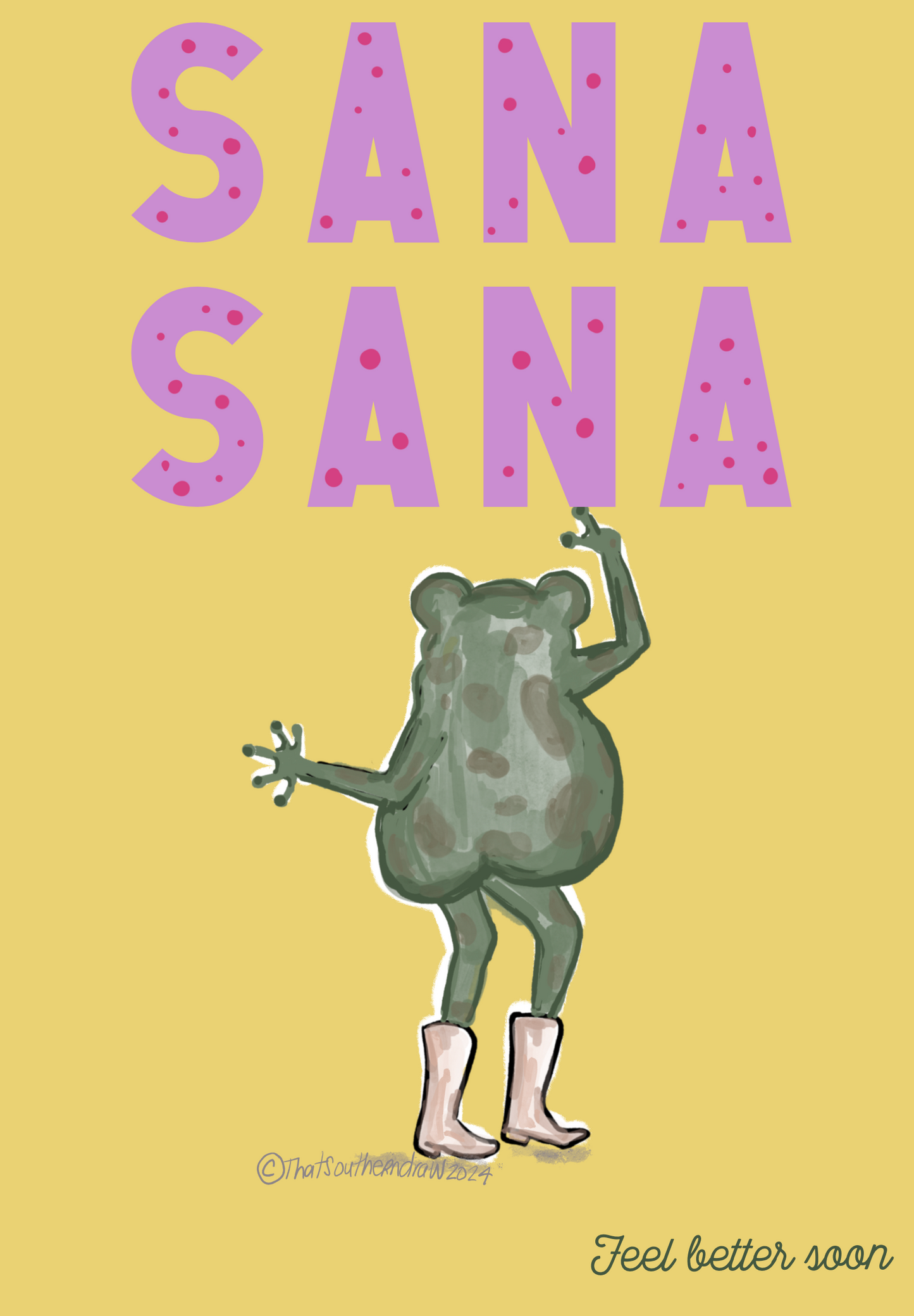 Sana sana card