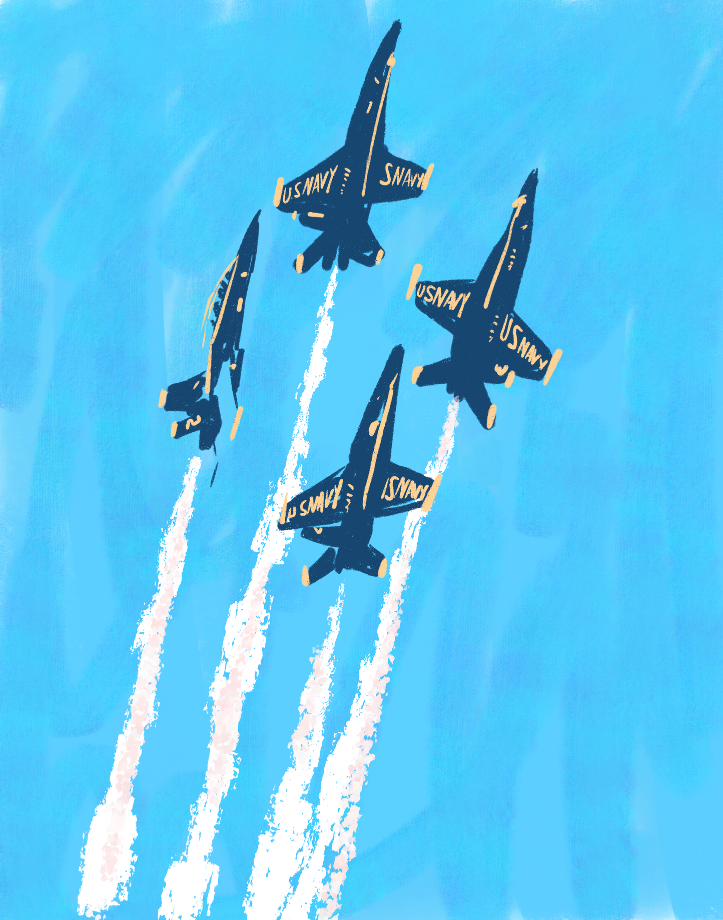 Navy air show print