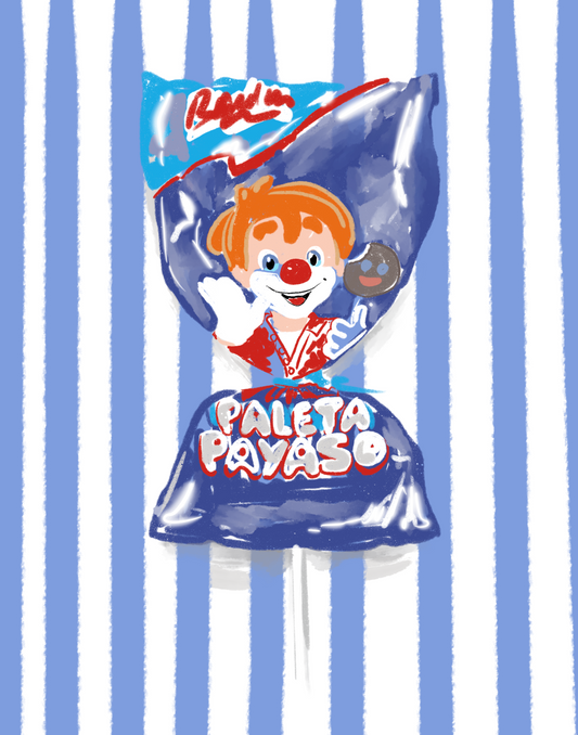 Paleta Payaso note card