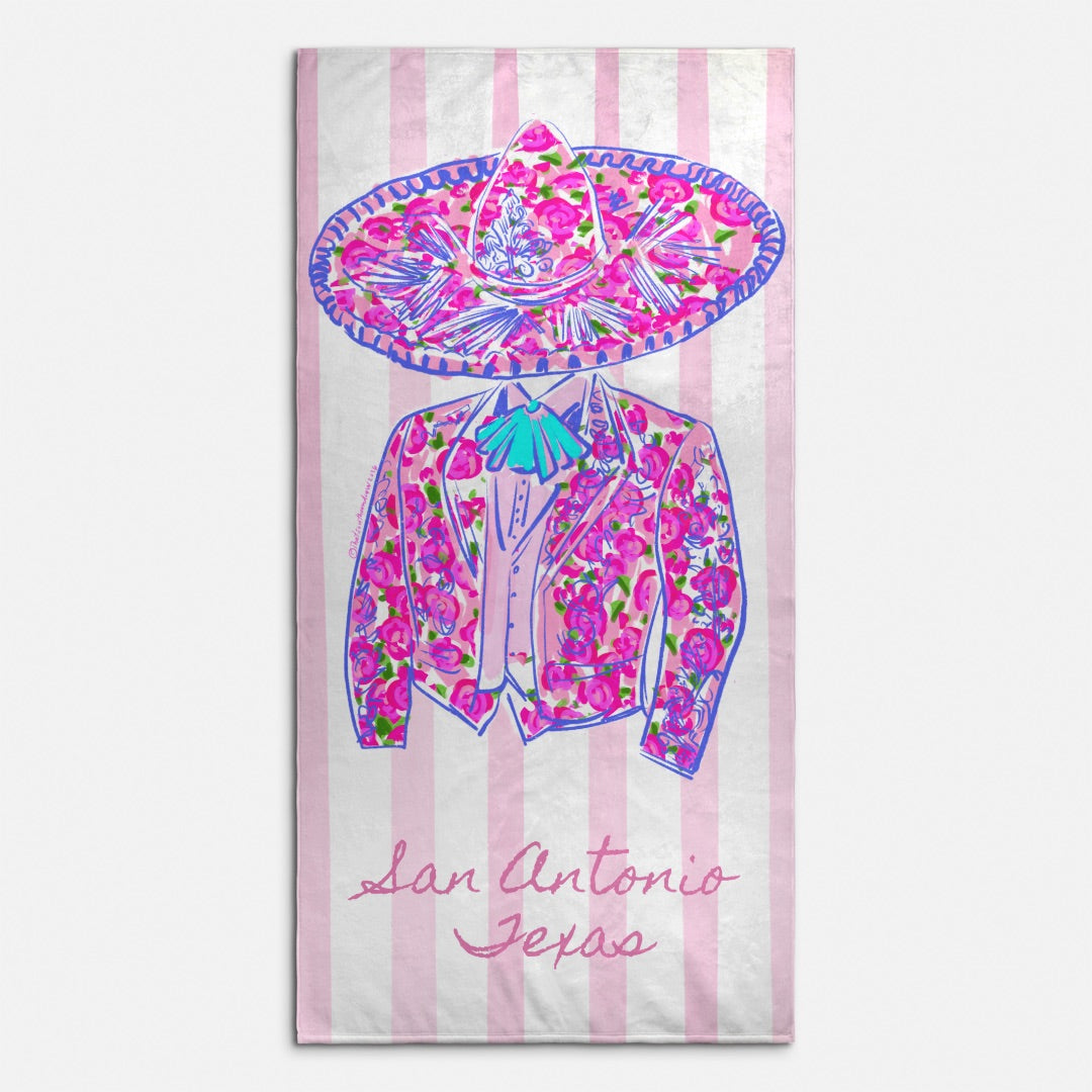 MARIACHI FIESTA BEACH TOWEL