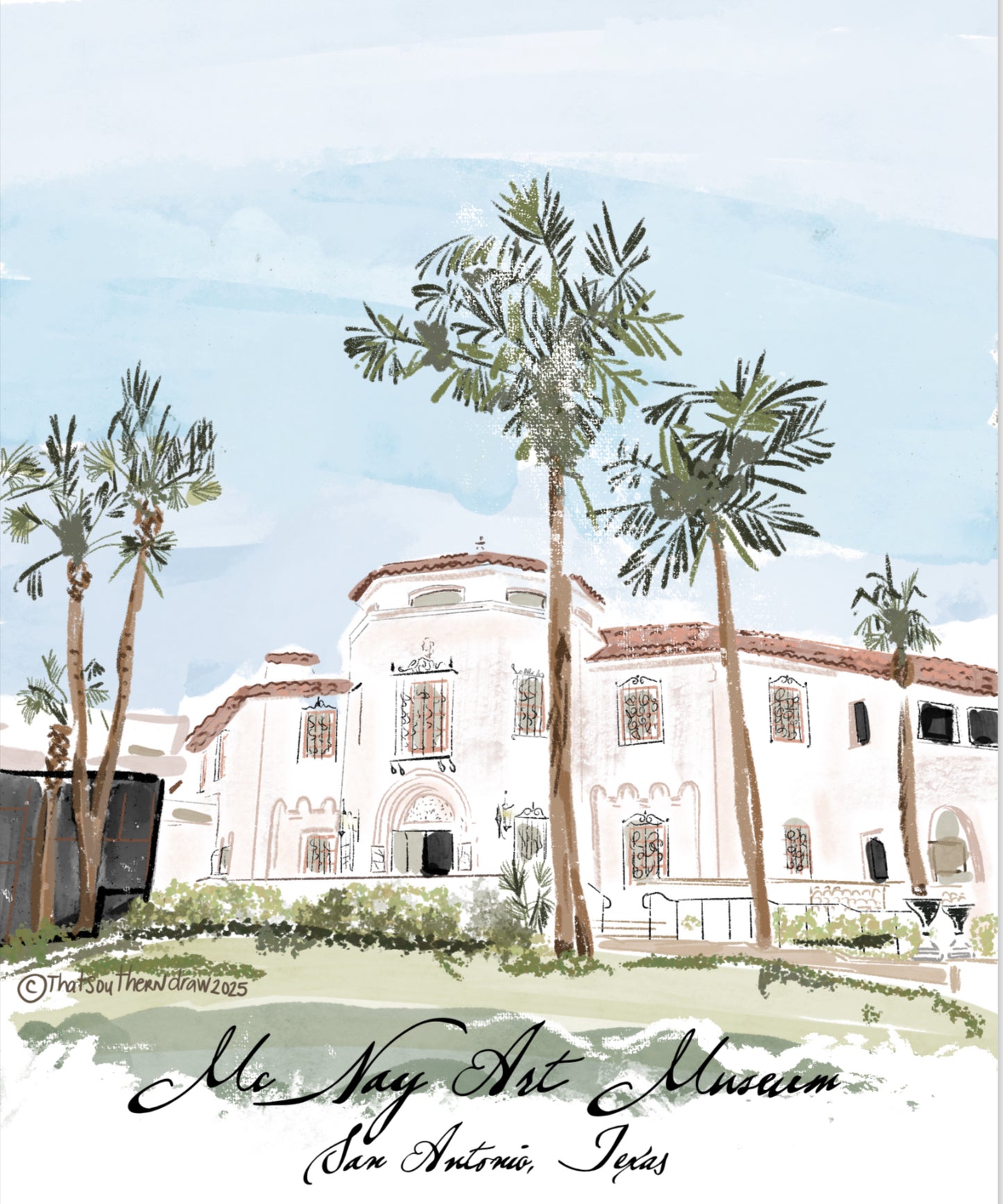 MCNAY  MUSEUM PRINT