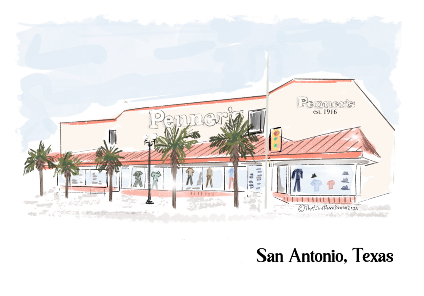 PENNERS STORE SAN ANTONIO PRINT