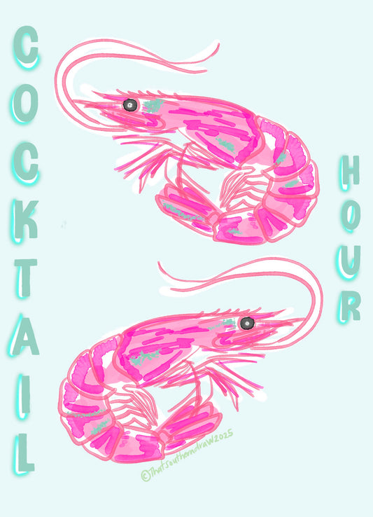 Cocktail hour print