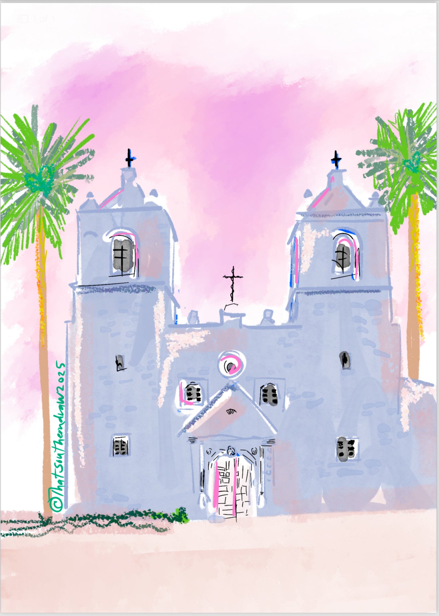 MISSION CONCEPTION PRINT