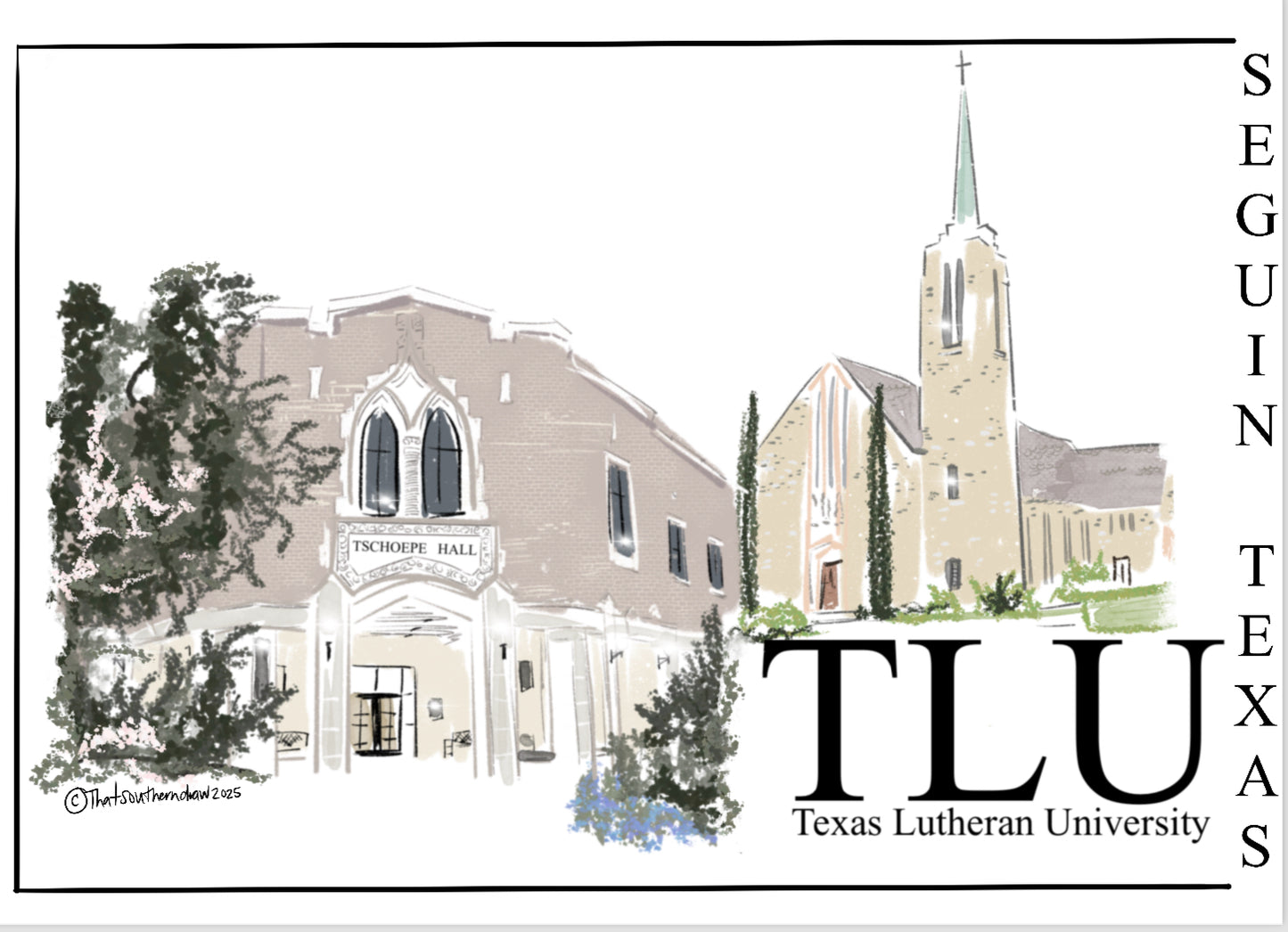 TEXAS LUTHERAN UNIVERSITY PRINT