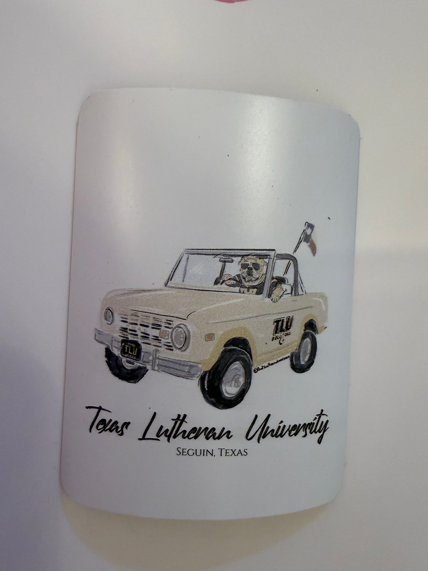 TLU Bulldog magnet 4 inch
