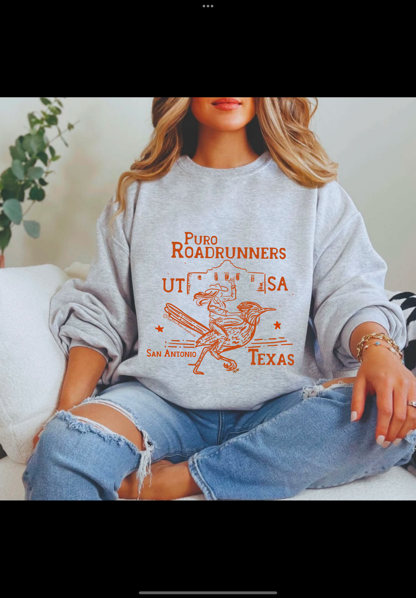 Puros roadrunners sweatshirt