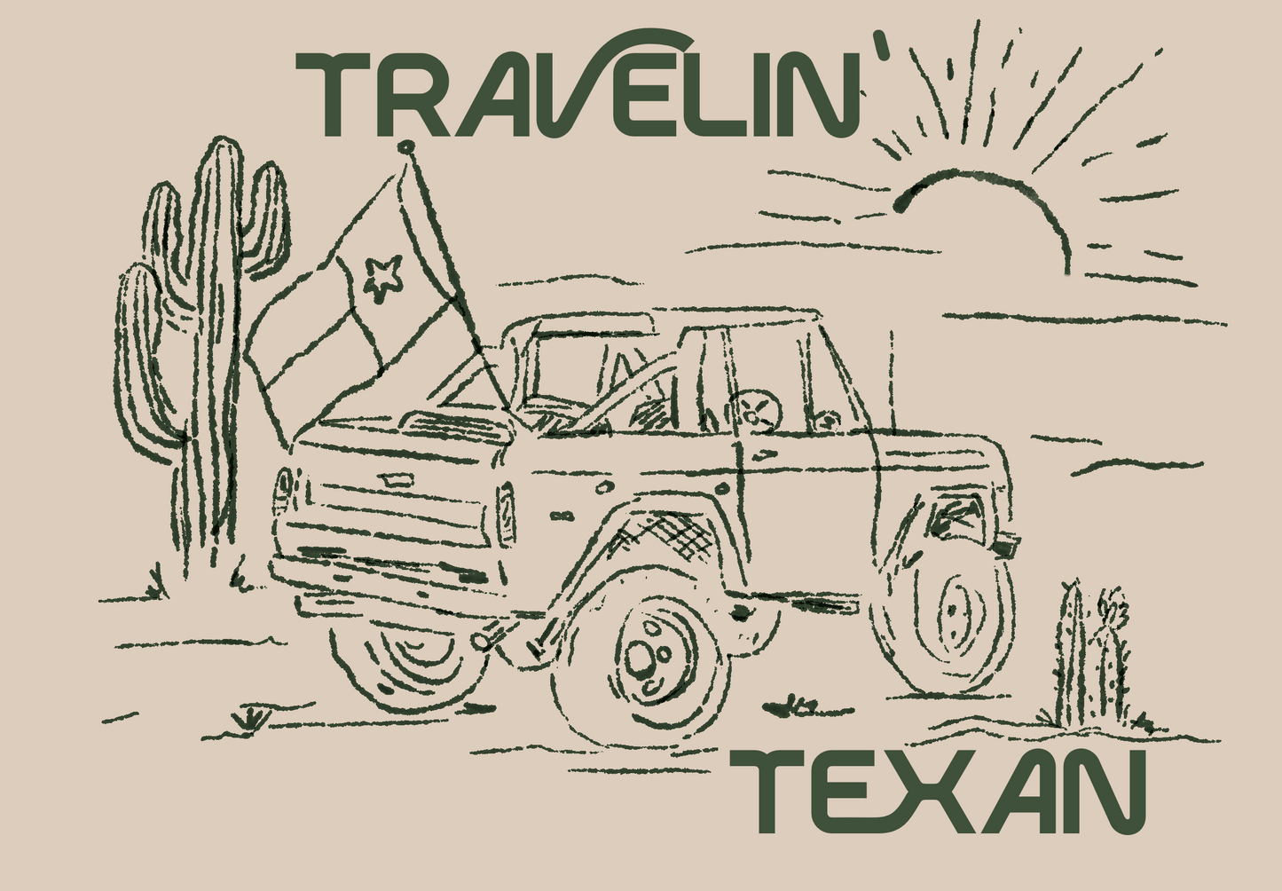 TRAVELIN  TEXAN SHIRT
