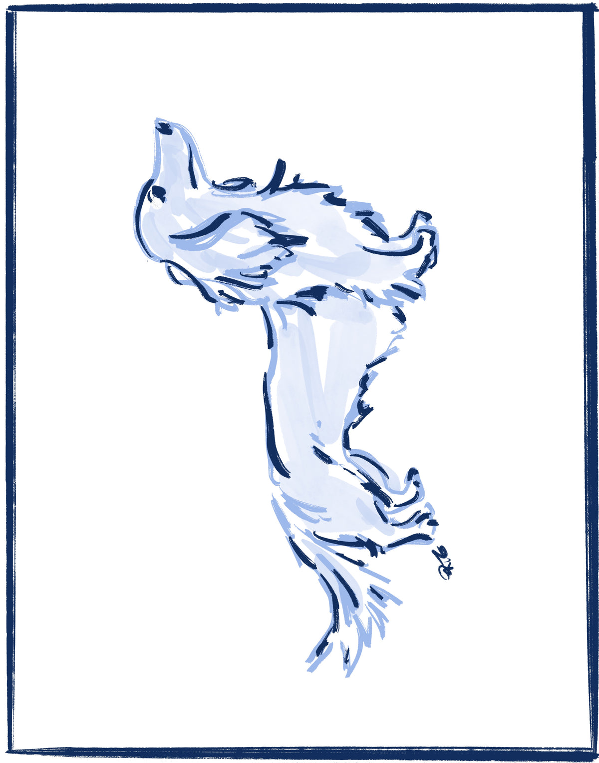 Dachshund print