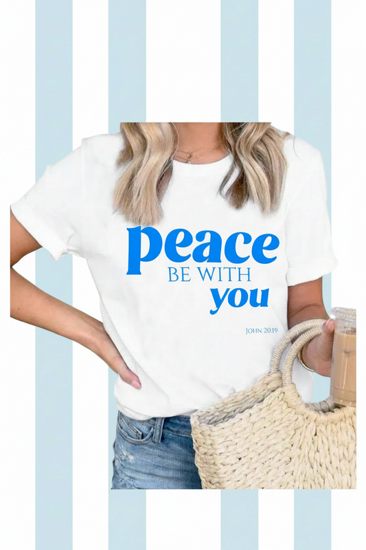 Peace be with you adult tee