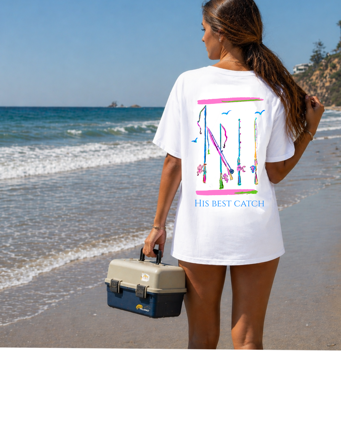 HIS BEST CATCH FISHING TEE