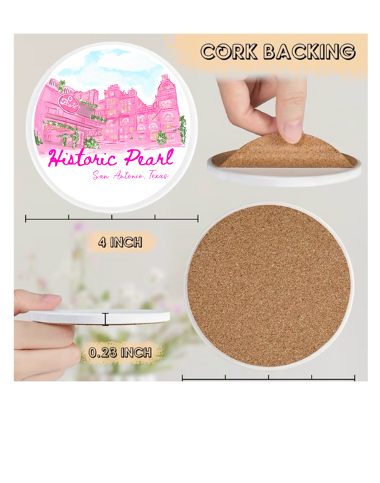 Pink Pearl Coaster