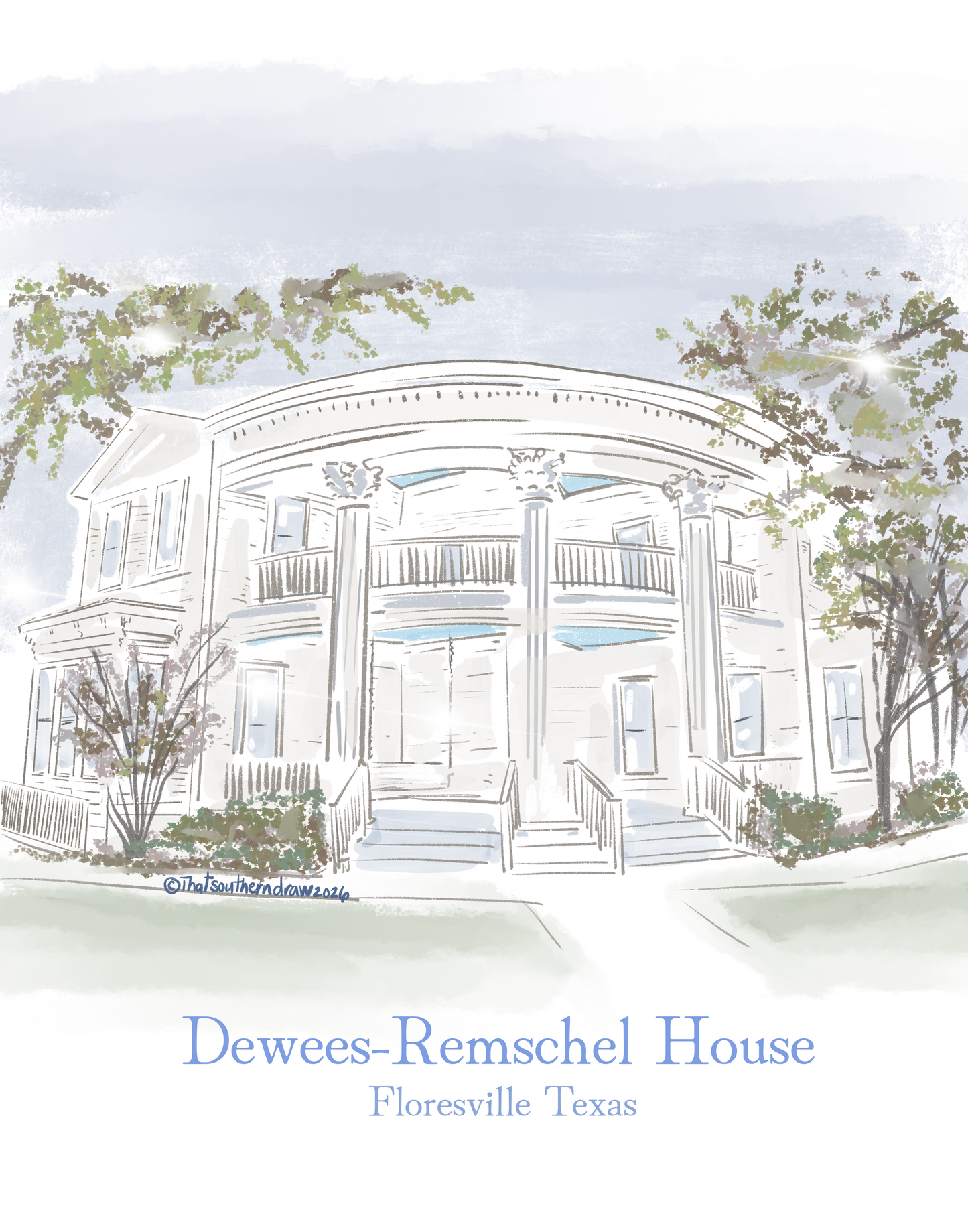 Dewees House Print
