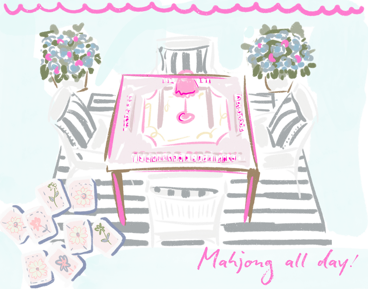 Mahjong all day print