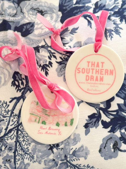 Pink Pearl Ornament
